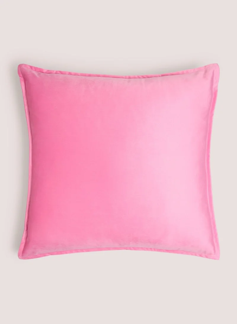 ماتلان Pink Plain Velvet Cushion